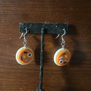 Halloween cookie earrings